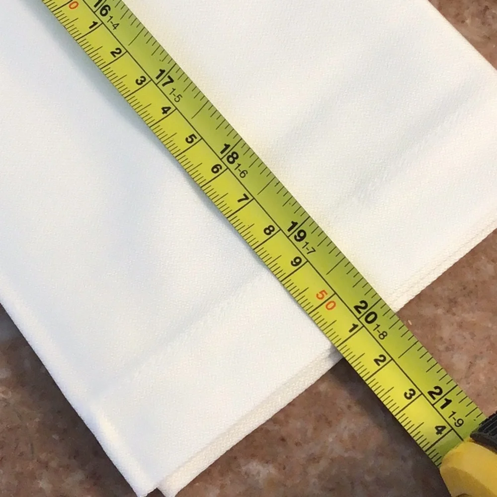 Restoration Hardware White Cotton Napkins